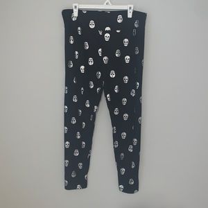 NO BOUNDARIES Skull Leggings